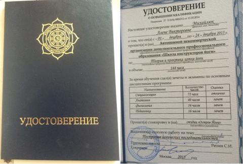 Удостоверение Удостоверение